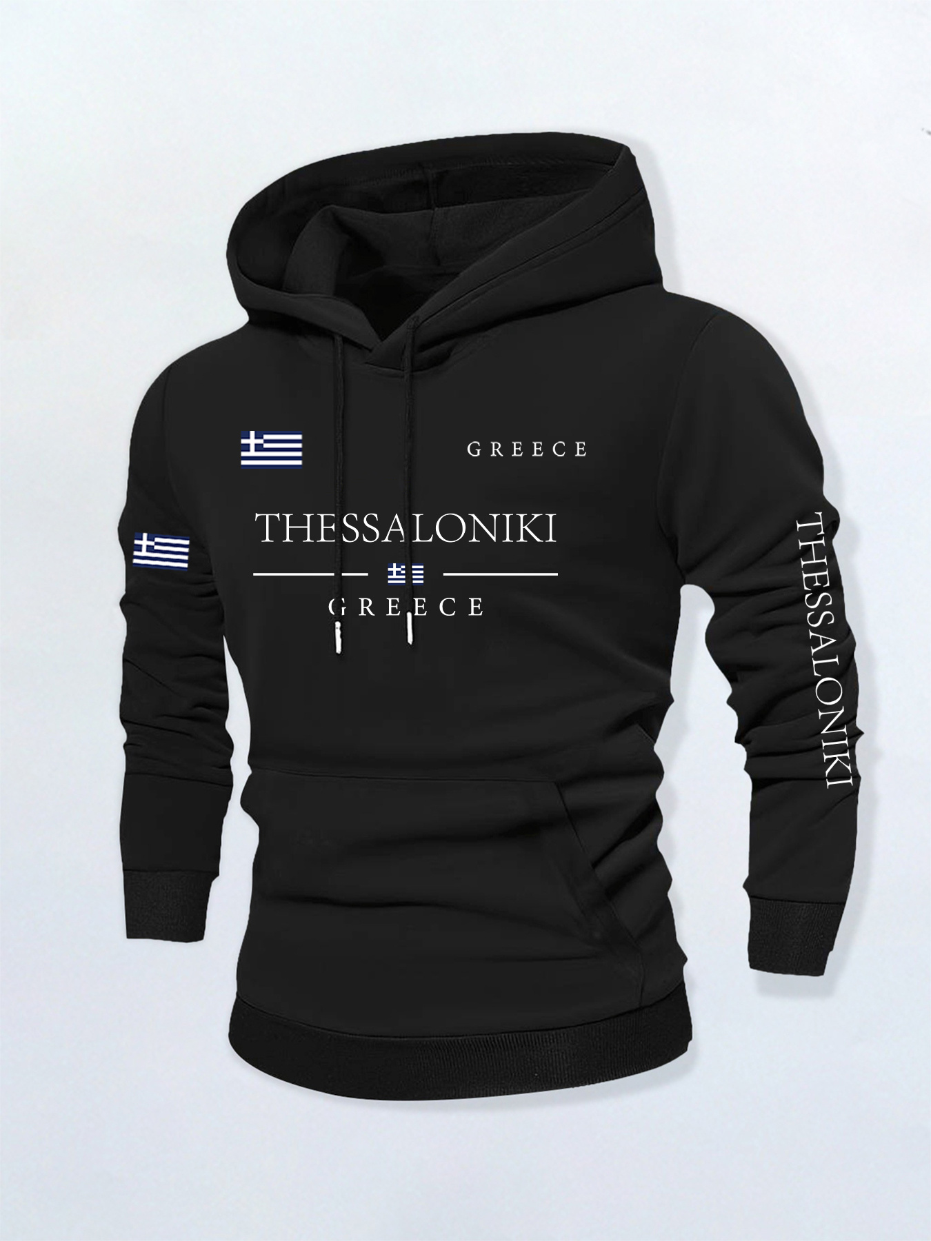 Street Fashion Greece - Men's long-sleeved sweatshirt, made in Thessaloniki,