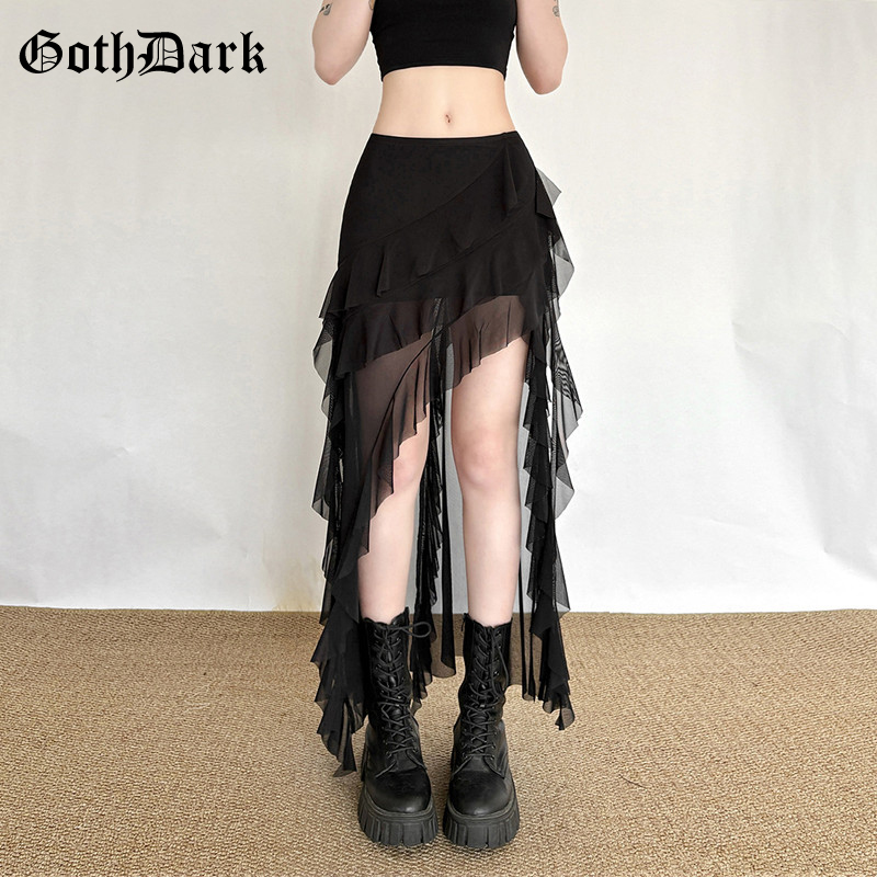 Street Fashion Goth - Goth Dark Mall Gothic Black Outfits