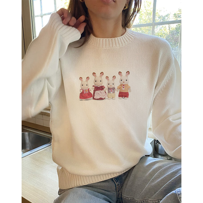 Street Fashion Goth - Spring Sweaters New Sweet Street Gothic