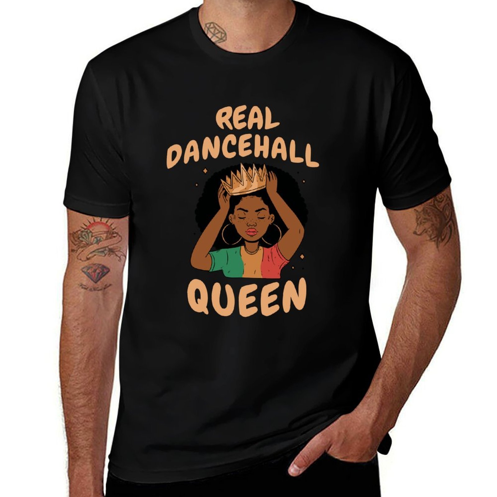 Queen Street Fashion - Real Dancehall Queen T-Shirt Street Fashion