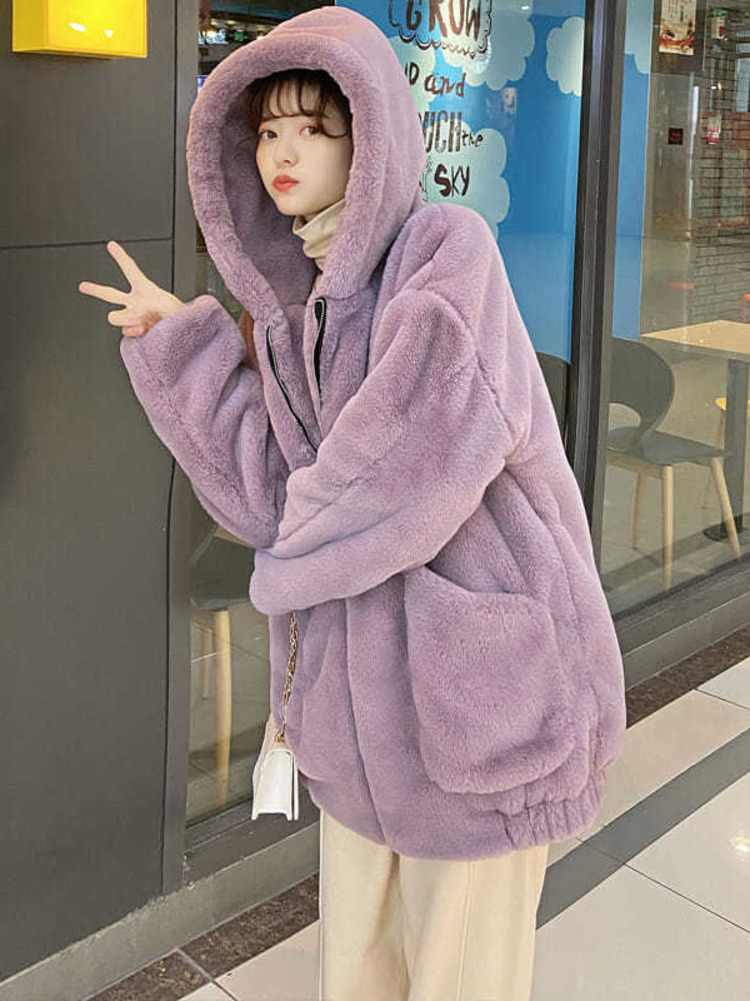 Autumn Winter Oversized Sweet  - Street Fashion Hong Kong 评论和价格