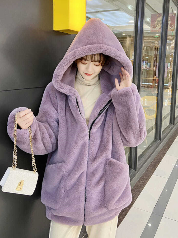 Autumn Winter Oversized Sweet  - Street Fashion Hong Kong 评论和价格