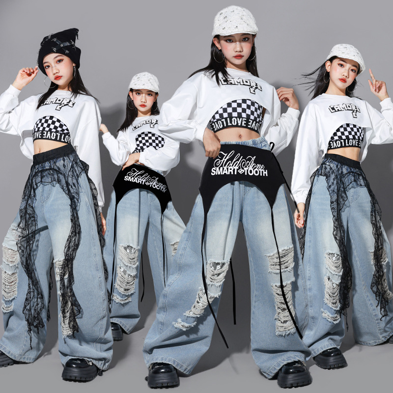 Hip Hop Girls Fashion K-pop Cr - Street Fashion Kpop 评论和价格