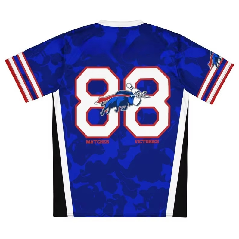 Men Bowling Bills V Neck Bowli - Street Fashion Logo 评论和价格
