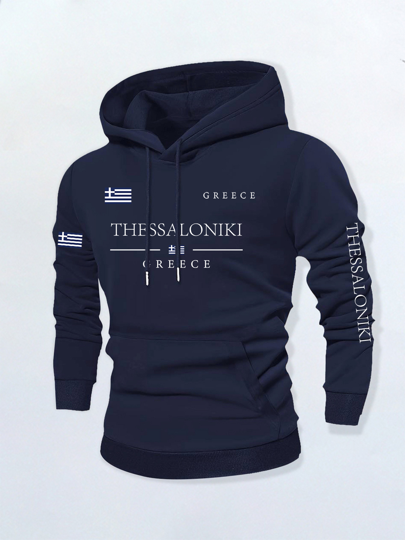 Men's long-sleeved sweatshirt, - Street Fashion Greece 评论和价格