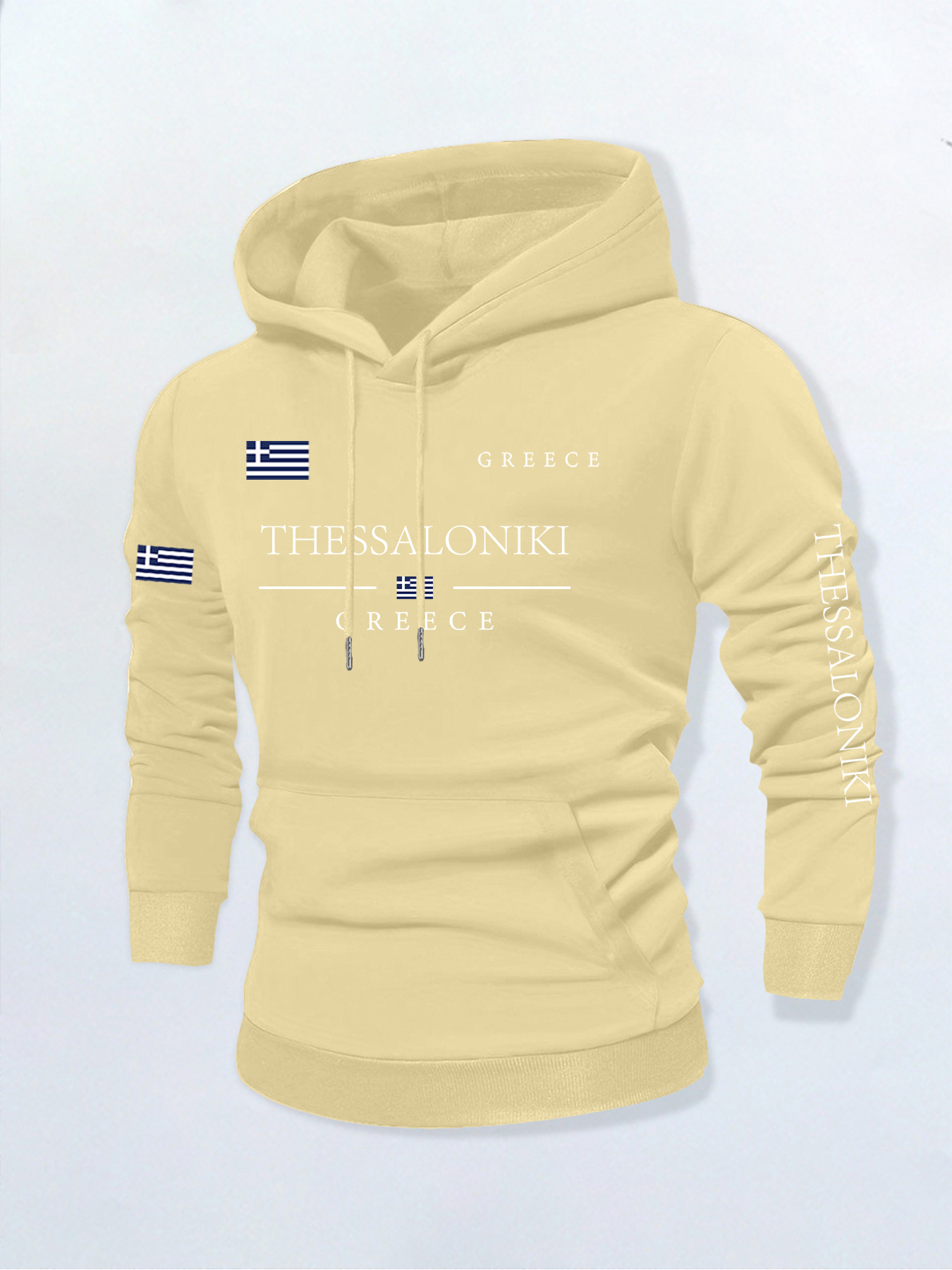 Men's long-sleeved sweatshirt, - Street Fashion Greece 评论和价格