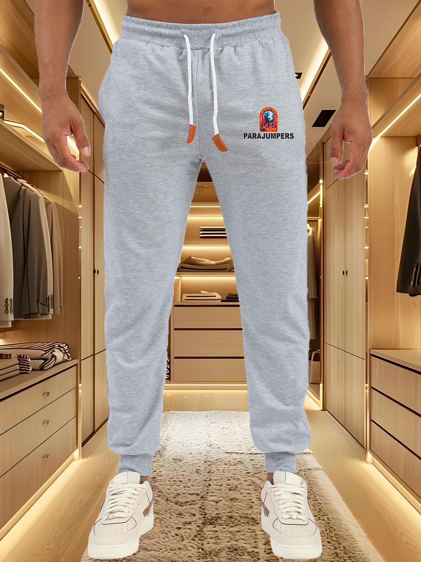Men Jogger Pants Parajumpers C - Street Fashion Logo 评论和价格