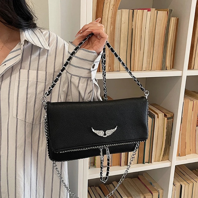 French-style Wing Square Bag f - French Street Fashion 评论和价格