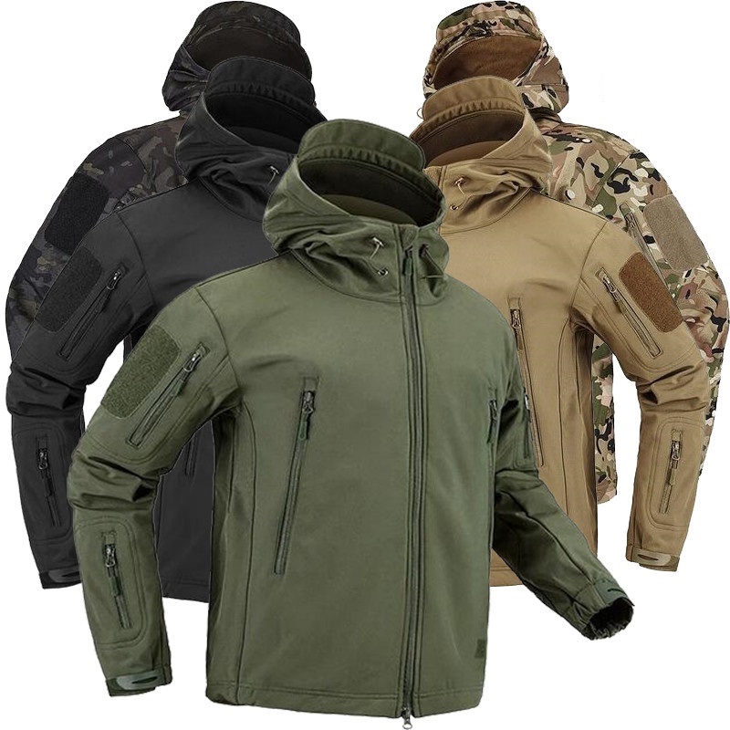 Hiking Jackets Men Camouflage  - Windbreak Shell Jacket 评论和价格