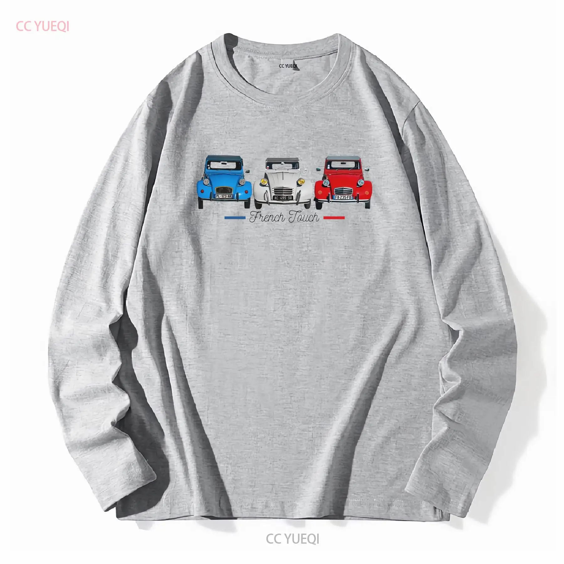 Two horses 2 CV T Shirt cotton - French Street Fashion 评论和价格