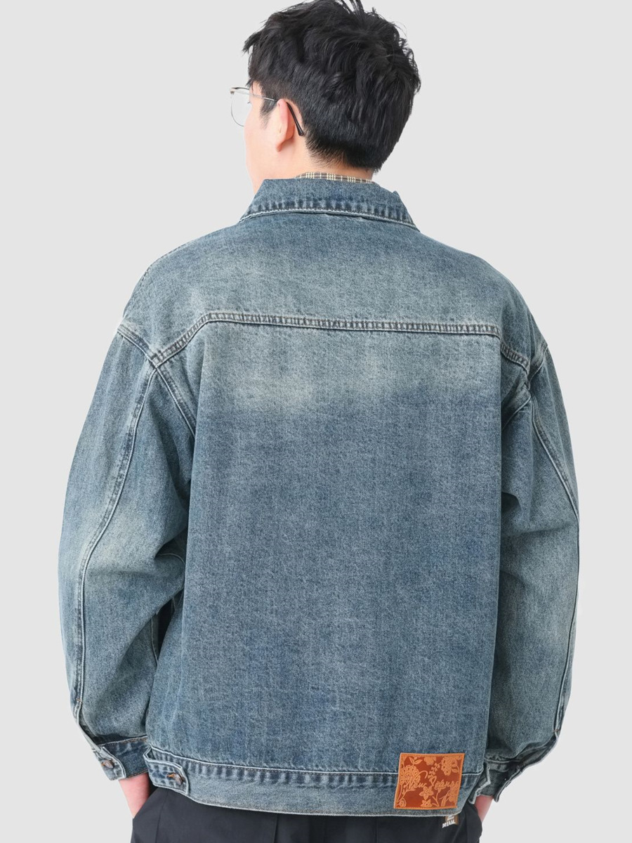 Vintage Embroidery Pocket Deni - Street Fashion Hong Kong 评论和价格