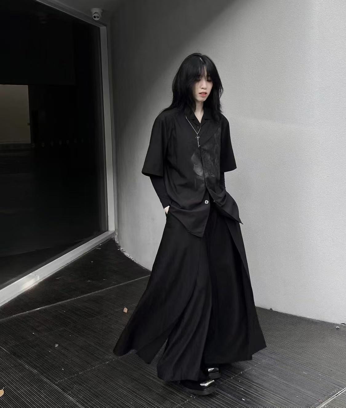 Cool Black New Chinese Style C - Street Fashion In Chinese 评论和价格