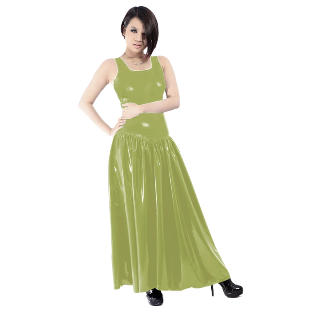 Women's PVC Tank Dress, Sleeve - Queen Street Fashion 评论和价格