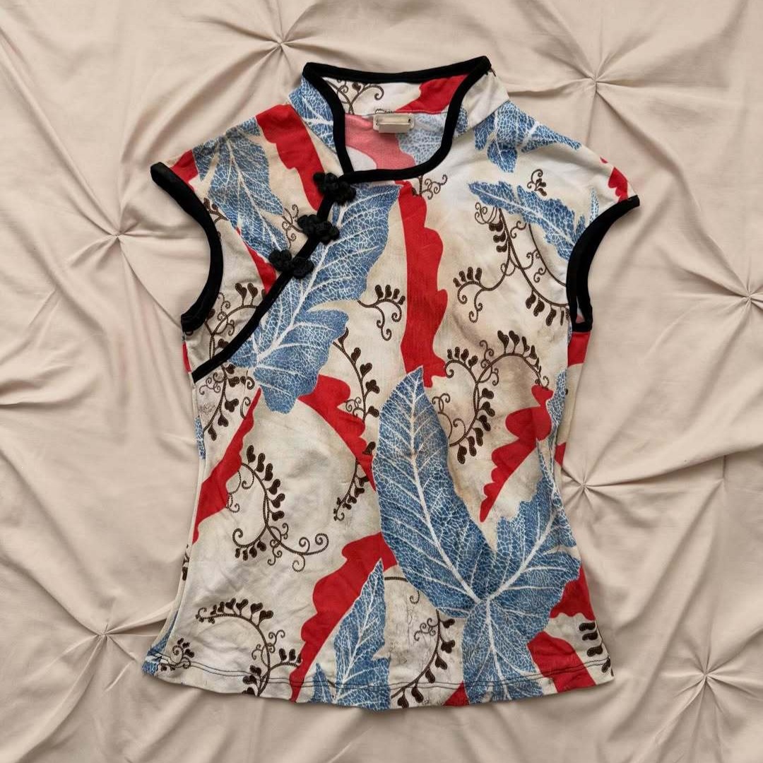 Summer Harajuku Plant print Ne - Street Fashion In Chinese 评论和价格