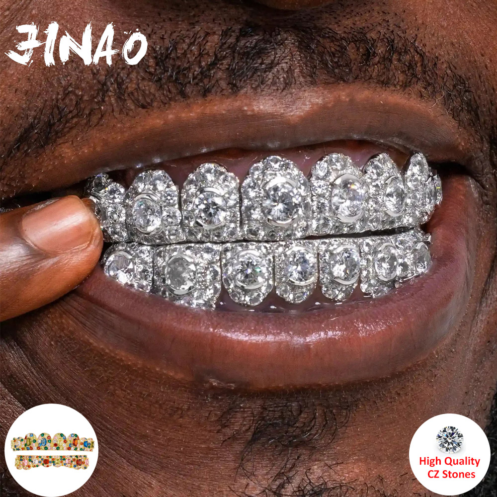 JINAO Hip Hop Full Iced Out 8  - Street Fashion Jewelry 评论和价格