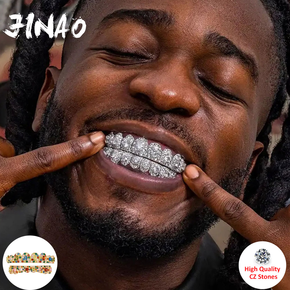 JINAO Hip Hop Full Iced Out 8  - Street Fashion Jewelry 评论和价格