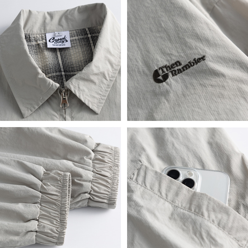 Men Outdoor 3 Proof Loose Casu - Coach Jacket Bomber 评论和价格