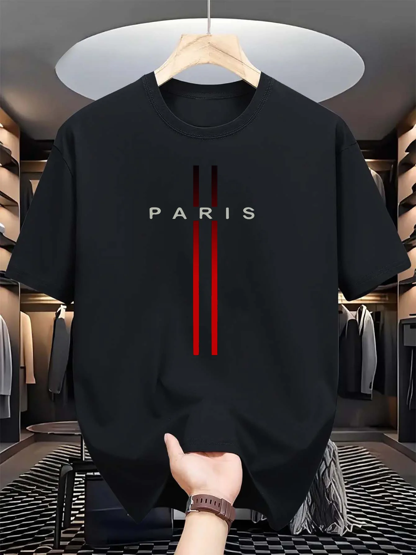 Men's 100% pure cotton summer  - Street Fashion Paris 评论和价格