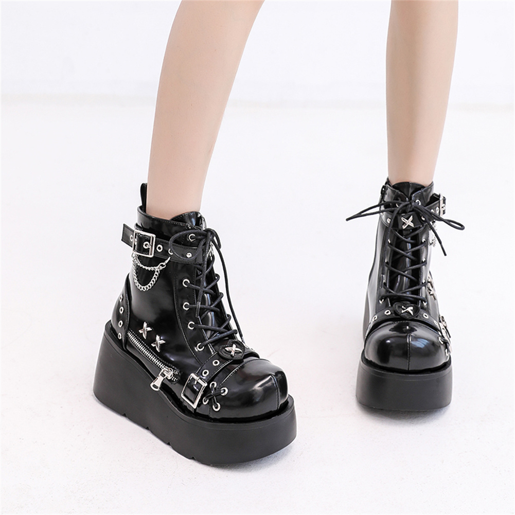 Brand New Ladies Goth Platform - Street Fashion Goth 评论和价格