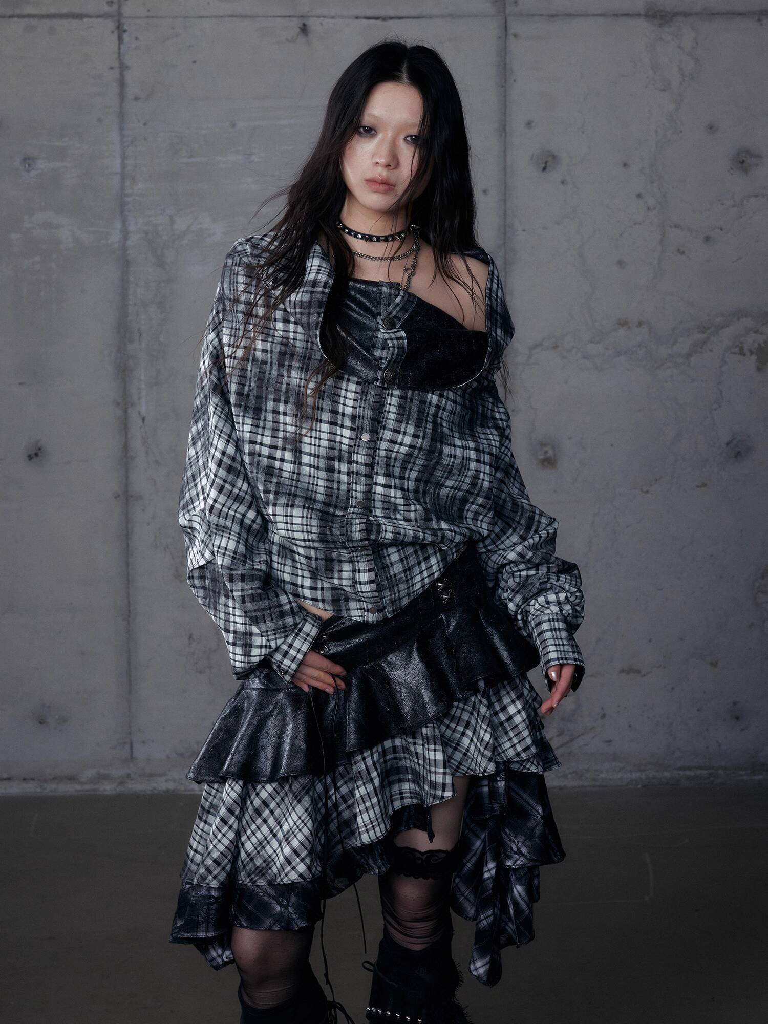 New Dark Punk Fashionable Stre - Queen Street Fashion 评论和价格