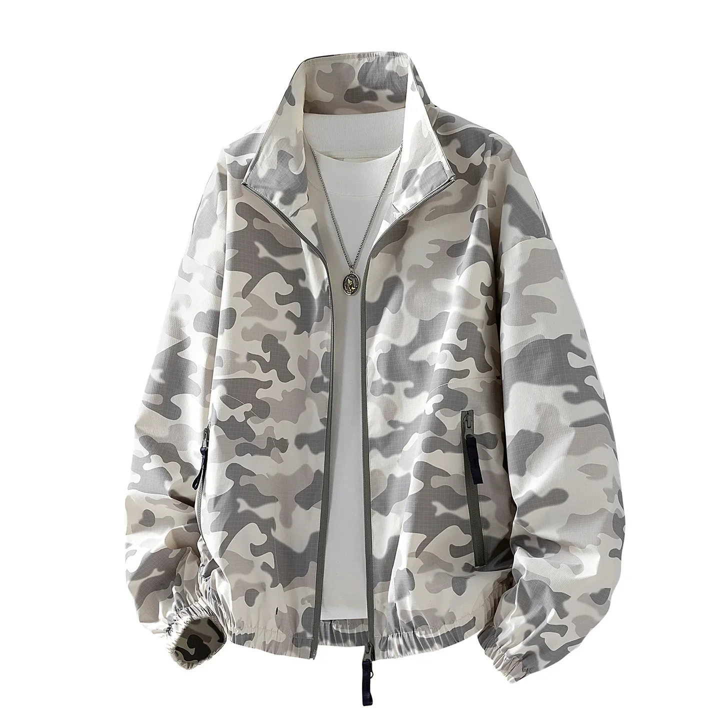 Casual Camouflage Solid Color  - Street Fashion Hong Kong 评论和价格