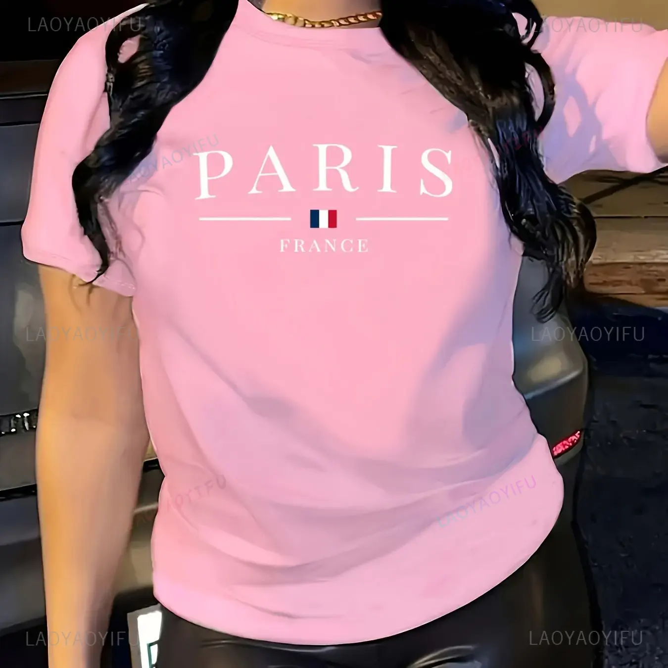 Unisex Paris France Print Shor - Street Fashion Paris 评论和价格
