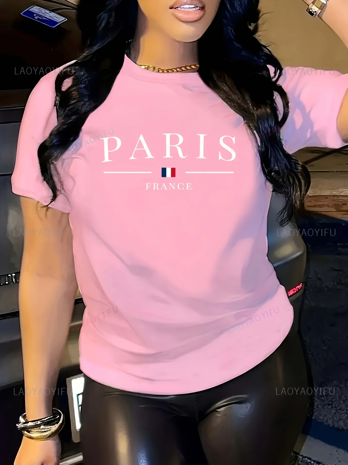 Unisex Paris France Print Shor - Street Fashion Paris 评论和价格