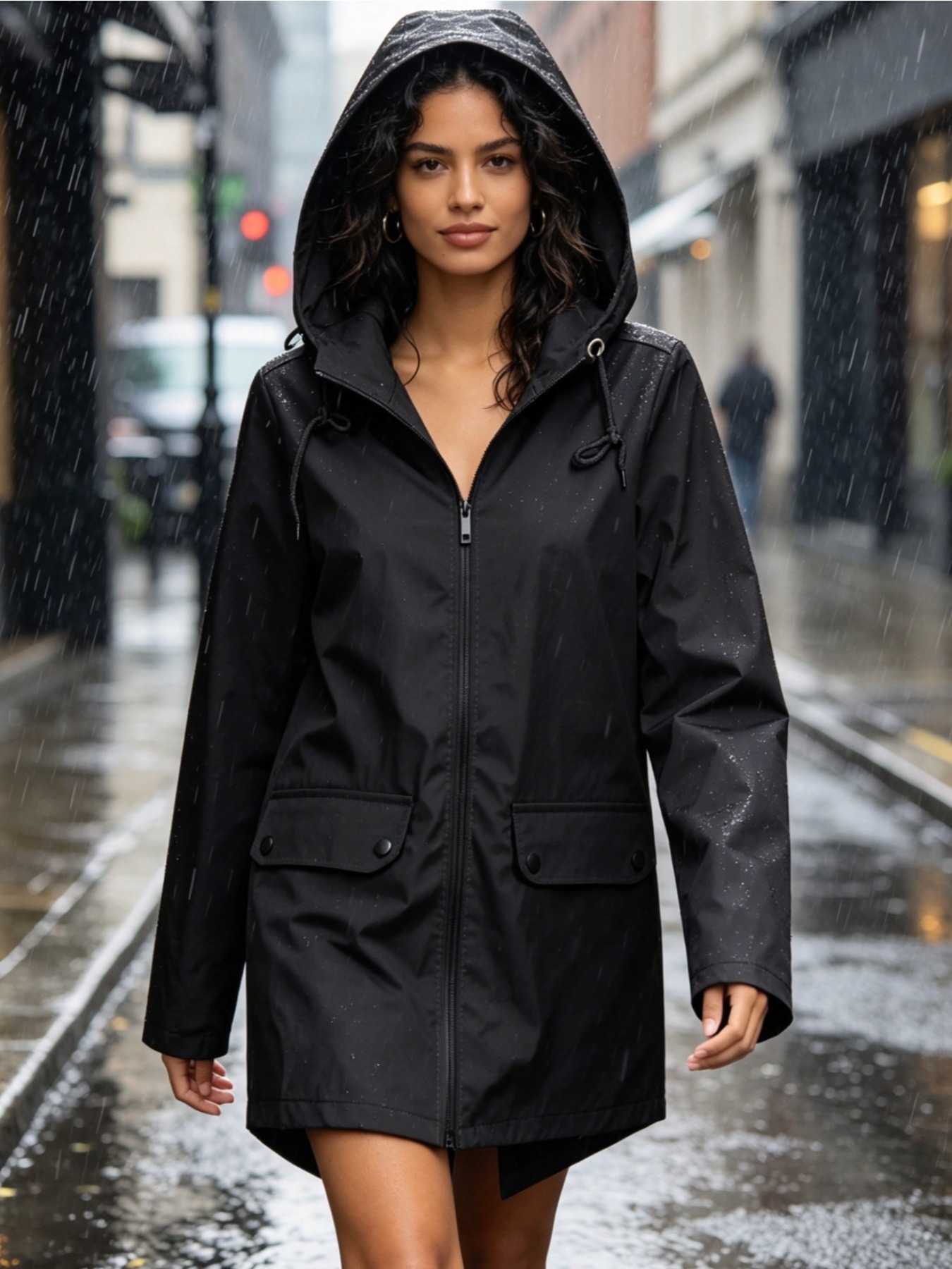 Lightweight Waterproof Rain Sh - Windbreak Shell Jacket 评论和价格