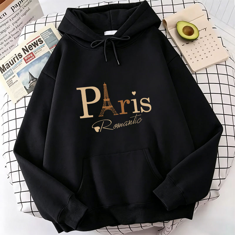 Fashion Paris Letter Print Hoo - Street Fashion Paris 评论和价格