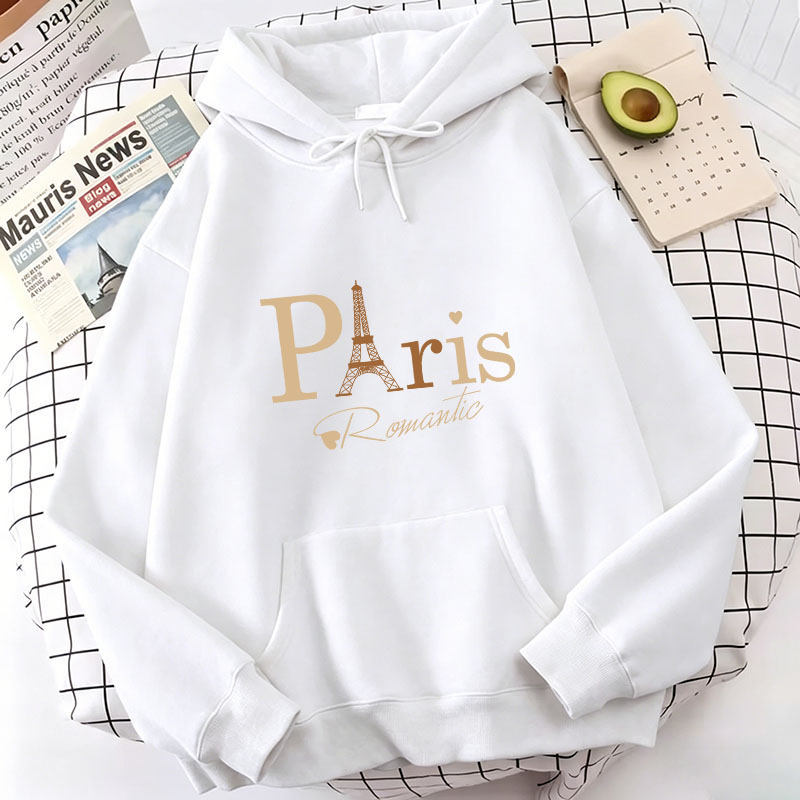 Fashion Paris Letter Print Hoo - Street Fashion Paris 评论和价格