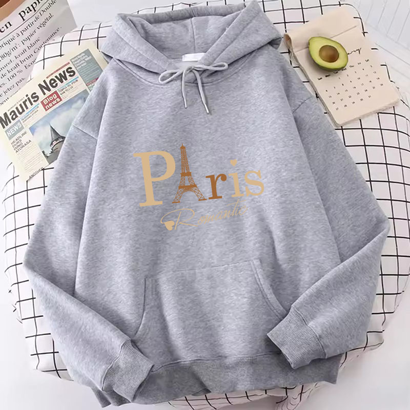 Fashion Paris Letter Print Hoo - Street Fashion Paris 评论和价格