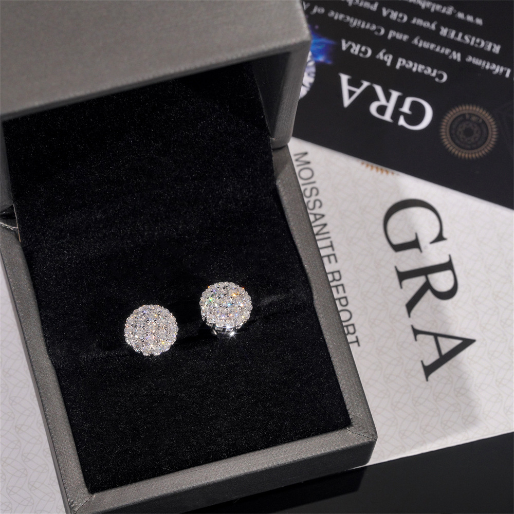 Full Moissanite D Color Women' - Street Fashion Jewelry 评论和价格