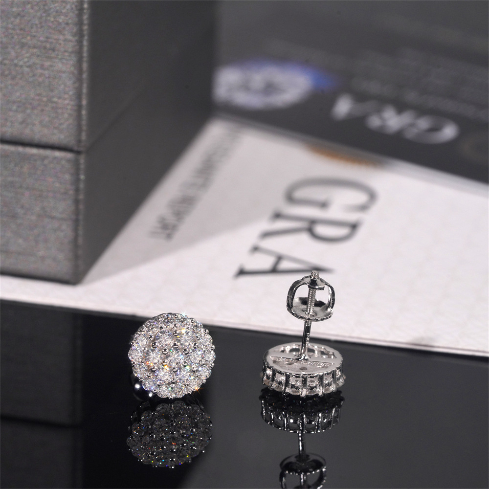 Full Moissanite D Color Women' - Street Fashion Jewelry 评论和价格