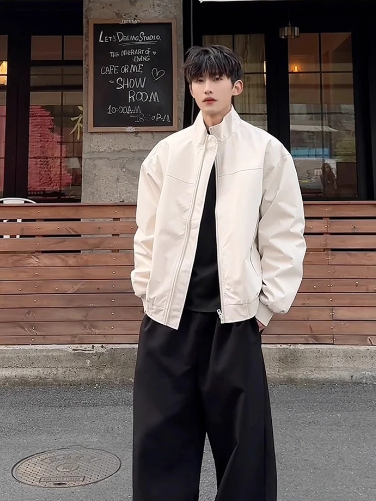 Men Solid Coach Jacket Spring  - Coach Jacket Bomber 评论和价格
