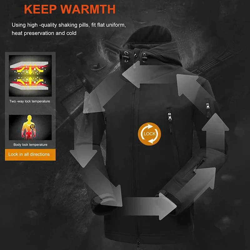 5XL 12 Colors Outdoor Fans Win - Windbreak Shell Jacket 评论和价格