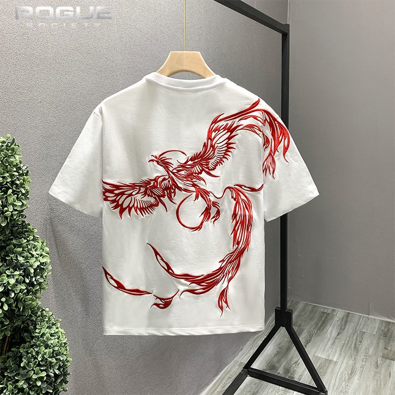 Phoenix Embroidered Chinese St - Street Fashion In Chinese 评论和价格