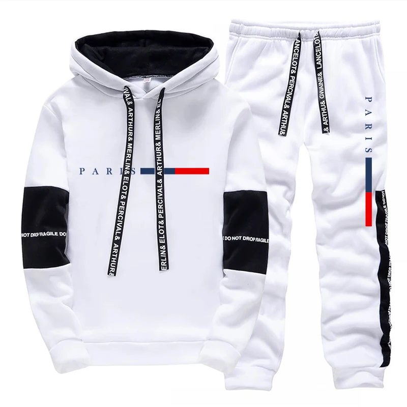 Men's Set/Hoodie/Pants Paris F - Street Fashion Casual 评论和价格
