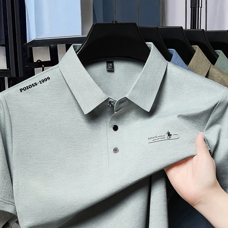Men's Fashion Polo Shirt Embro - Street Fashion Logo 评论和价格