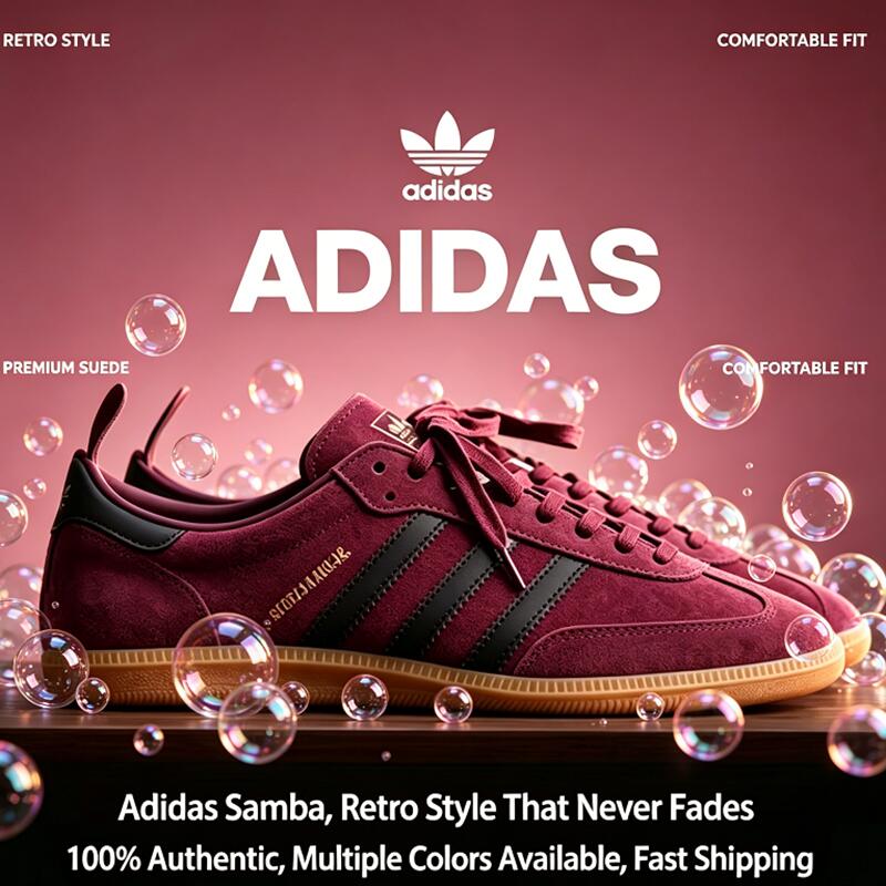 Adidas samba Trefoil Unisex Lo - Street Fashion Hong Kong 评论和价格