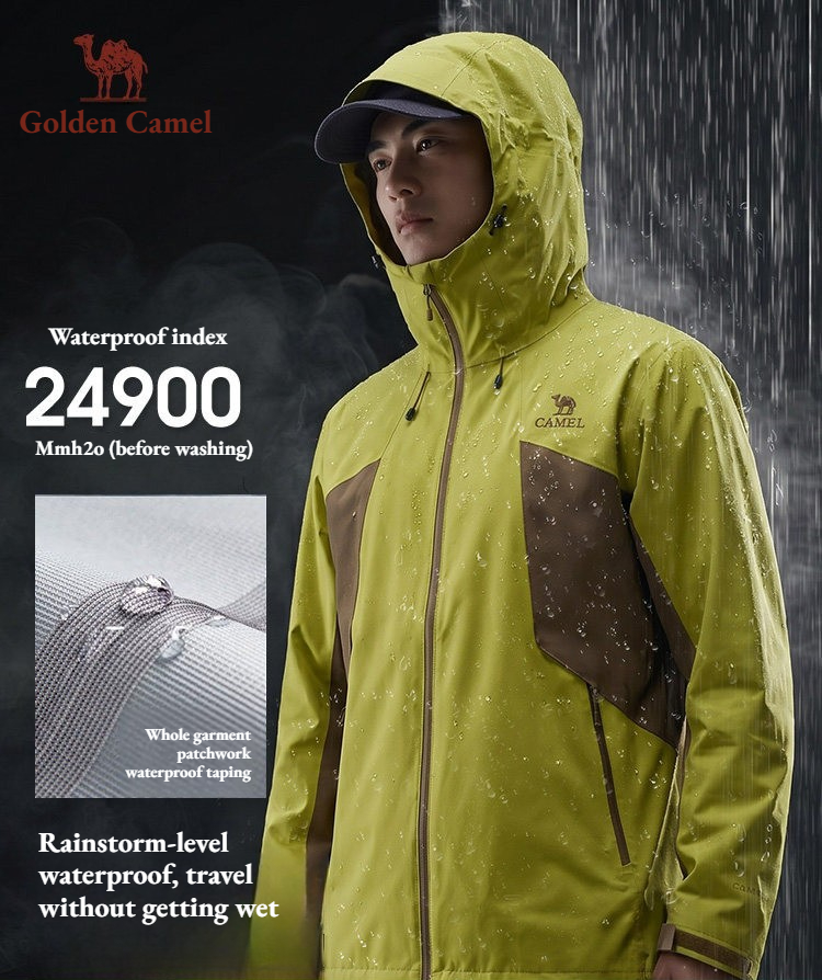 Golden Camel Men's Waterproof  - Windbreak Shell Jacket 评论和价格