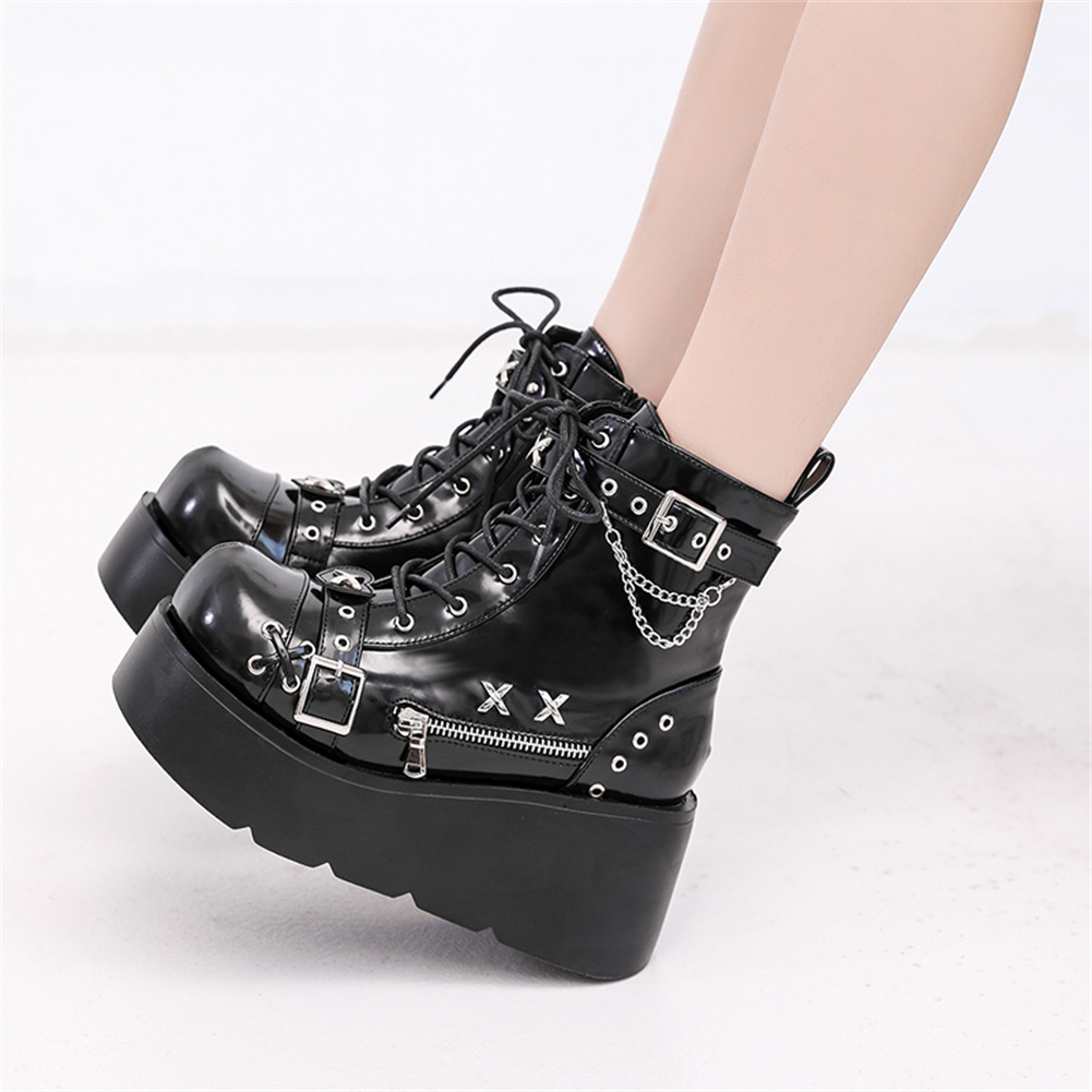 Brand New Ladies Goth Platform - Street Fashion Goth 评论和价格