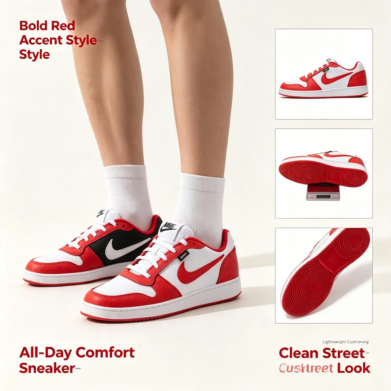 Hot Nike Men's Ebernon Low Pre - Street Fashion Hong Kong 评论和价格
