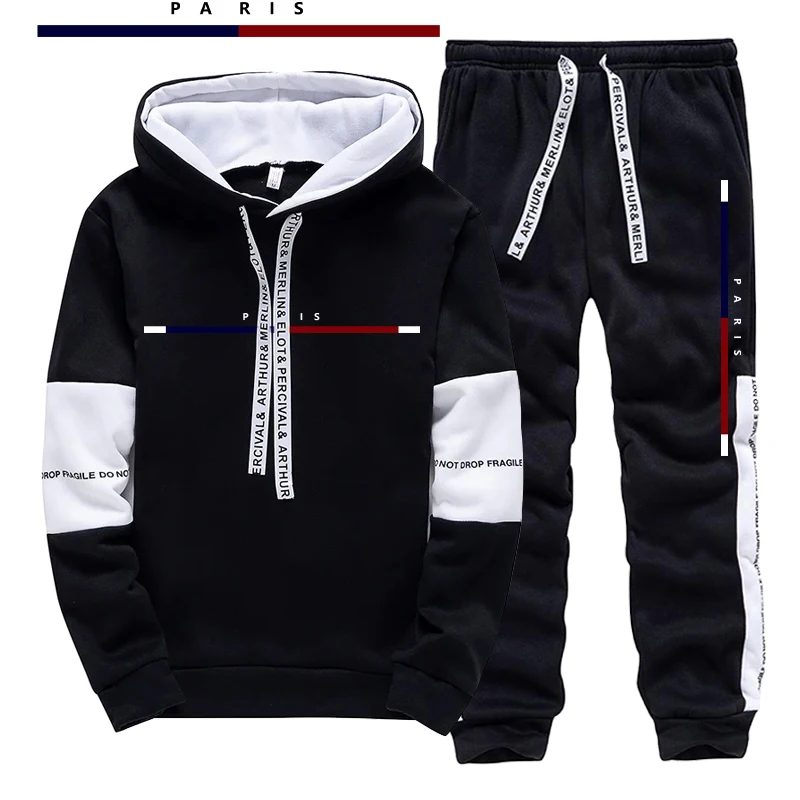 Paris Fashion Printed Men's Se - Street Fashion Paris 评论和价格