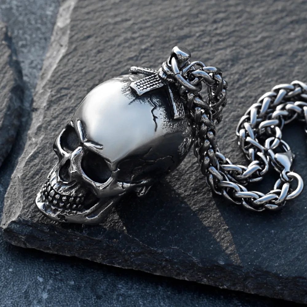 Goth Three Dimensional Skull P - Street Fashion Goth 评论和价格