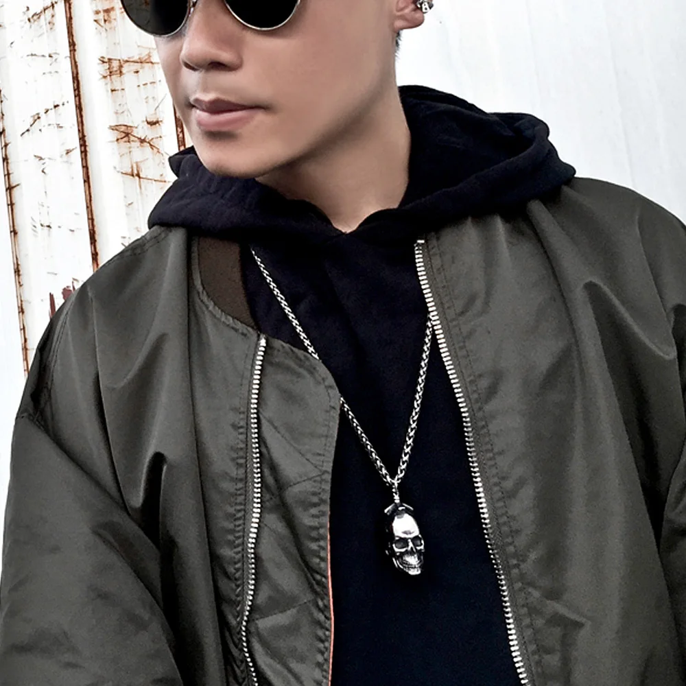 Goth Three Dimensional Skull P - Street Fashion Goth 评论和价格